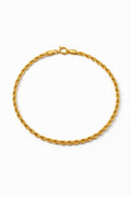 Bracelet torsade d’or 18k, 19cm, 1.53g image 0