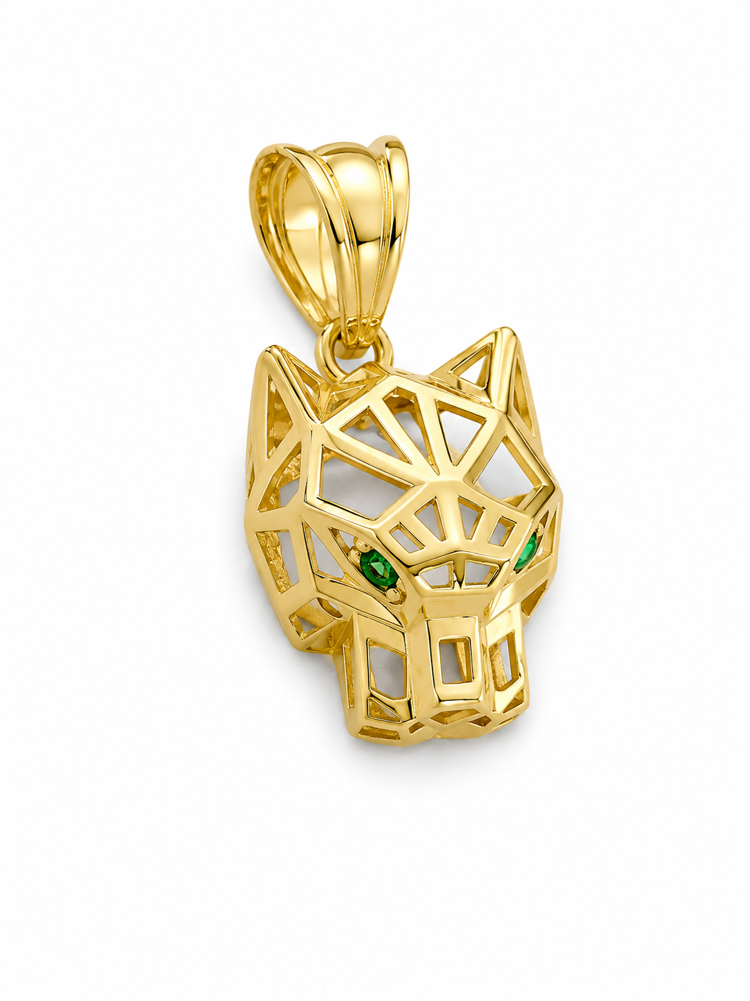 18k gold pendant, small panther, 1.28g