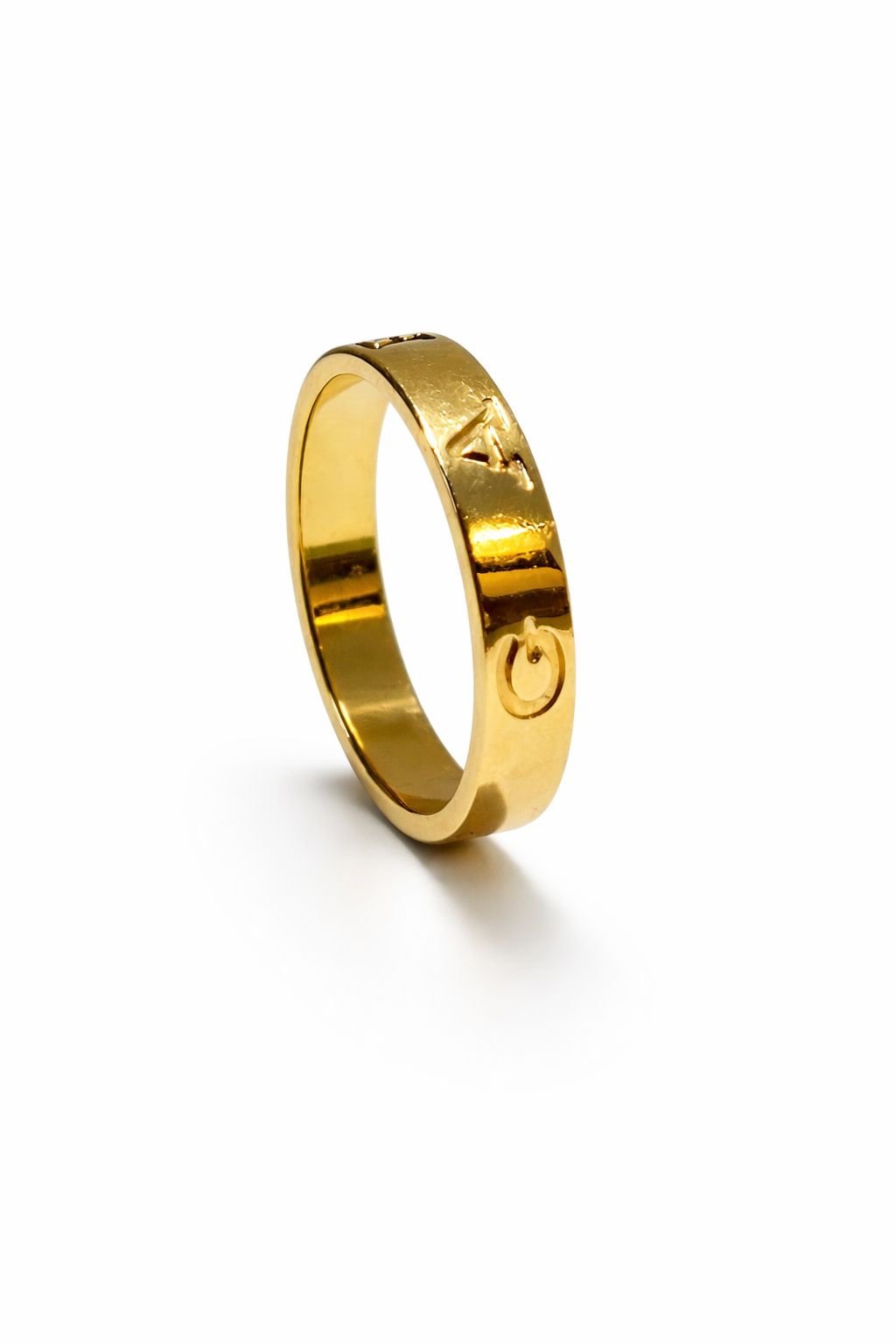 Bague inspiration B d’or 18k, taille 6.5, 3.92g image 1