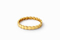 Bague d’or 18k, rayon de miel, taille 9, 2.31g image 0