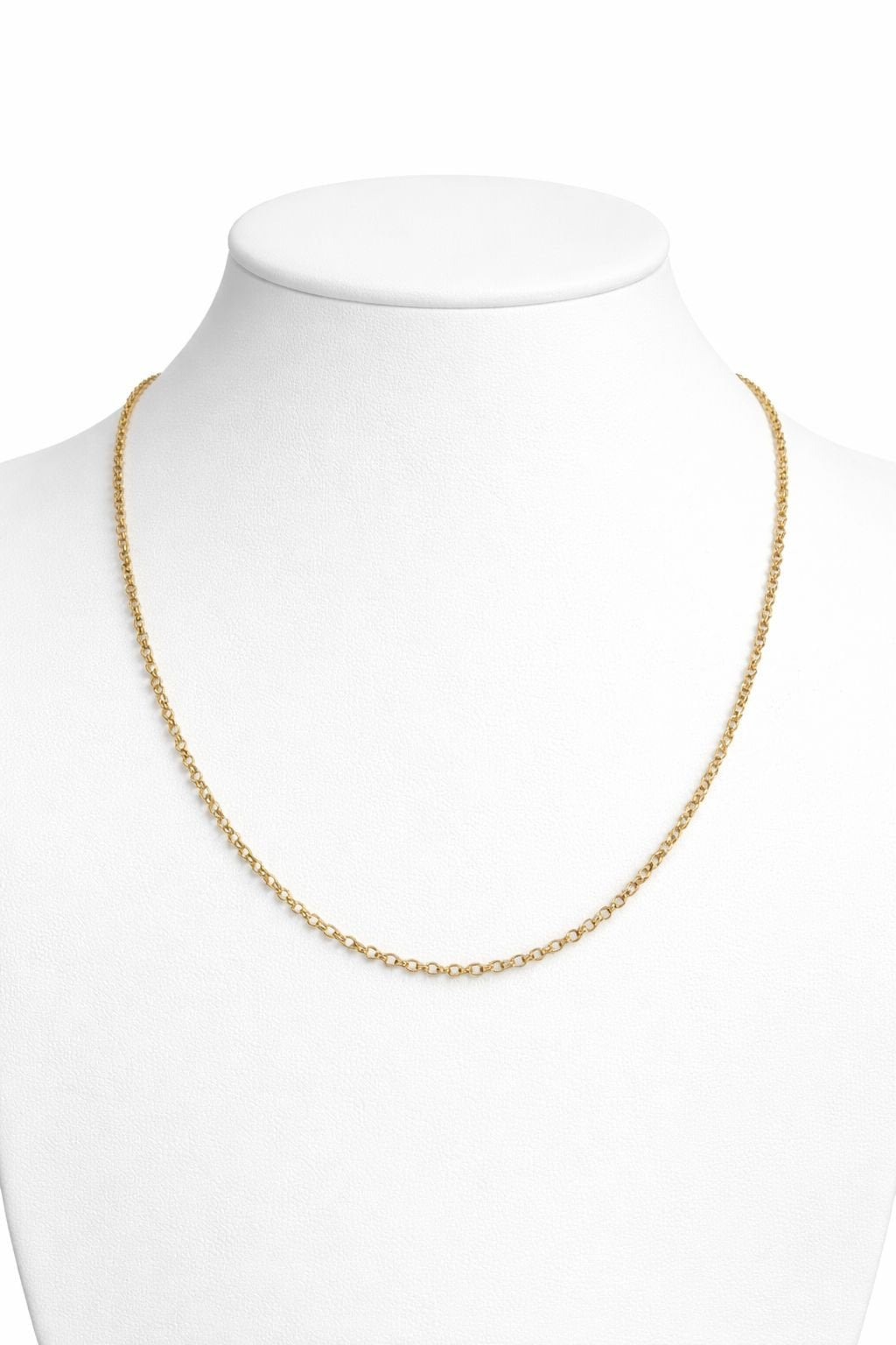 Chaîne tauco fine d’or 18k, 50cm, 1.25g image 1