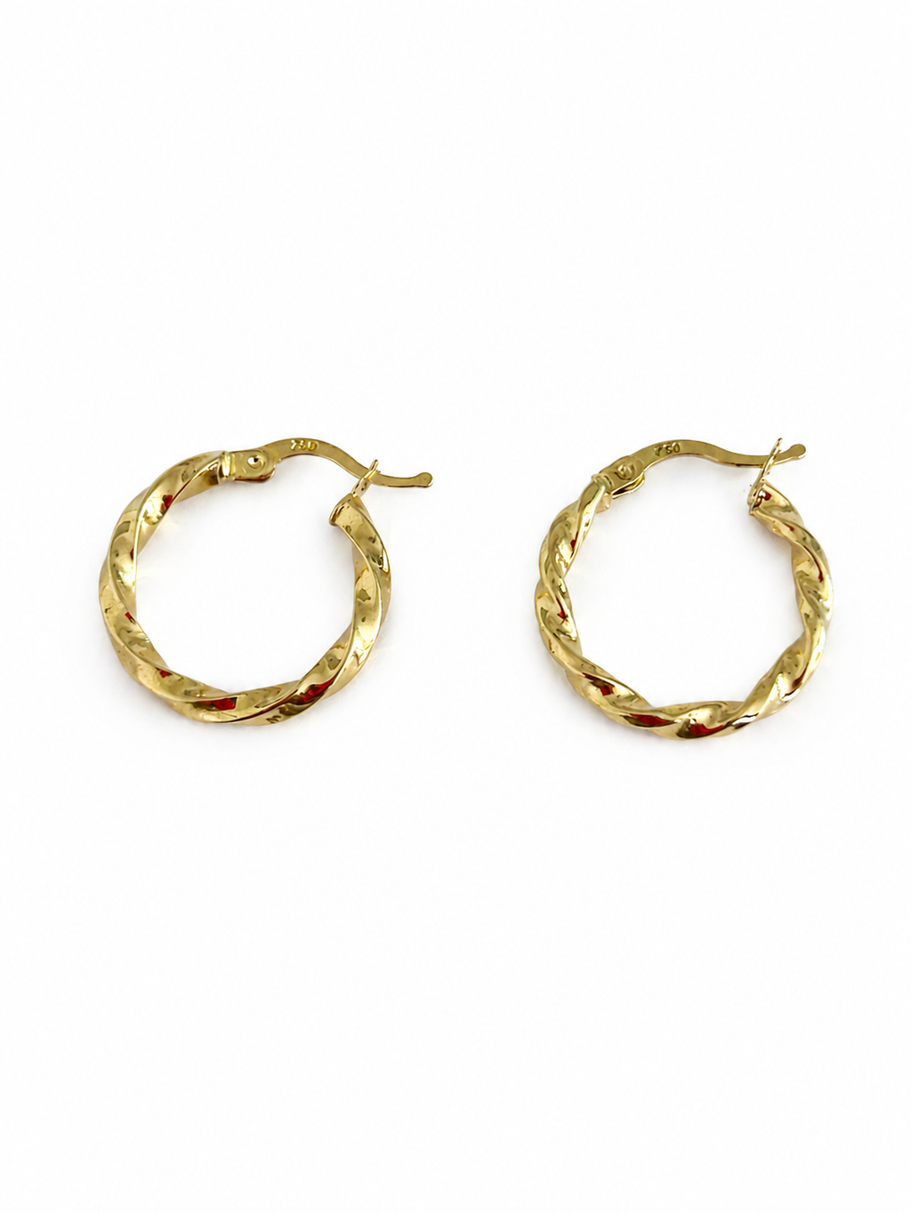 Créoles d’or 18k, 20mm, 1.70g image 0