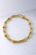 18k gold bracelet hard/ware inspired, 19cm, 4.55g