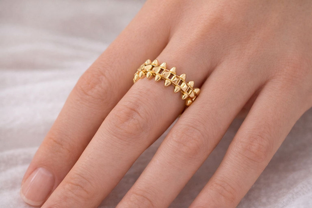 Bague d’or 18k , taille 7, 4.82g image 1