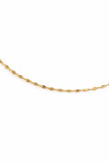 Chaîne miroir d’or 18k, 45cm, 0.94g image 0