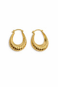 Créoles d’or 18k modèle croissant , 3.12g image 0