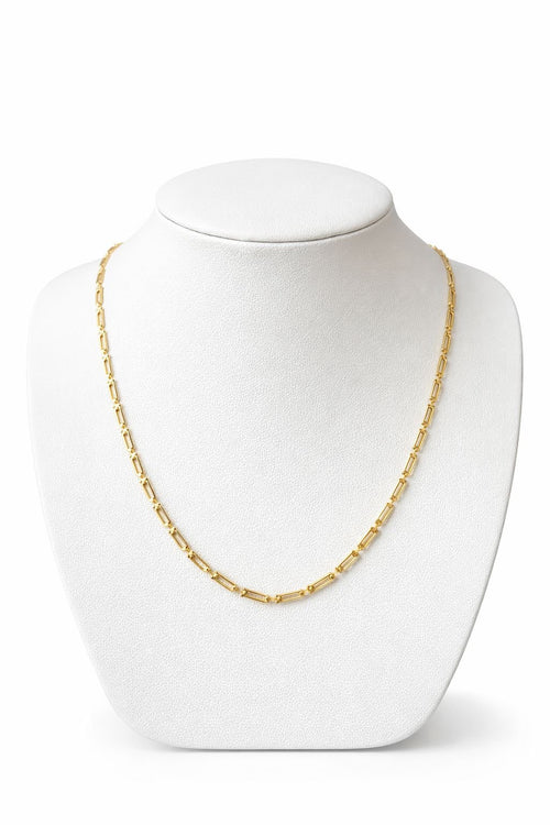 Chaîne d’or 18k, style hardware, 45cm, 6.02g image 0