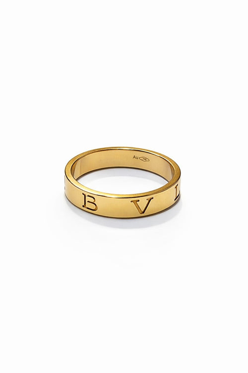 Bague inspiration B d’or 18k, taille 6.5, 3.92g image 0